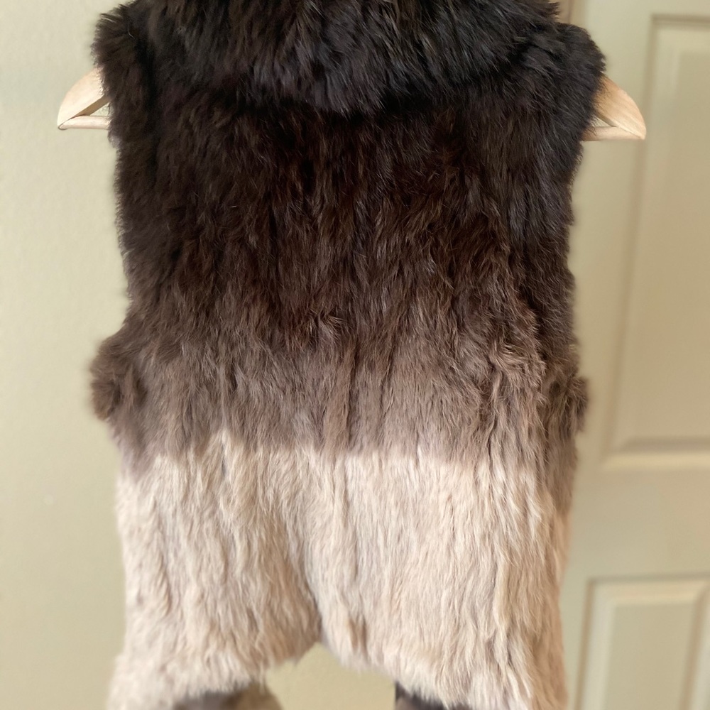 Ombré Fur Vest